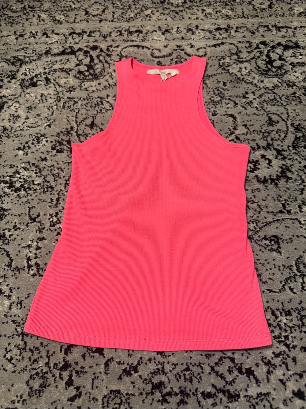 Women’s Sleeveless Ribbed Tank Top - Hot Pink